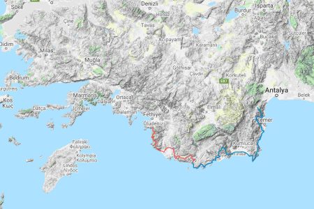 Kaartje Lycian way