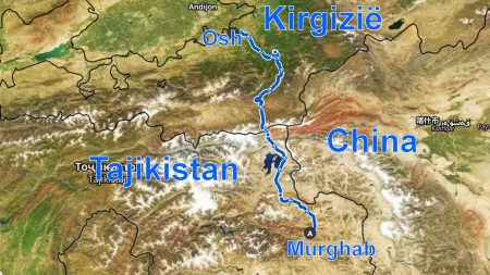 Pamir 3 route kaartje website en video