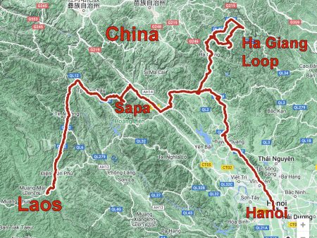Route website Vietnam